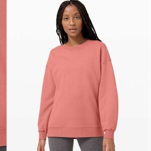 lululemon oversized crew neck cotton sweater 💕🌸